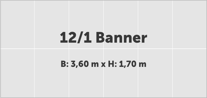 MiniFence 2 Format für Werbung in Berlin auf Werbemedium MiniFence mit Breite 3,60 Meter und Höhe 1,70 Meter